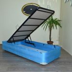 Baza 17501 Tay Tüy Turkuaz Silinir Kumaş Model Çelik Fırın Boya 90*190Cm El Yapım