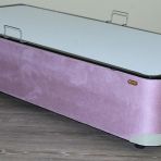 Baza 17502 Tay Tüy Pembe Silinir Kumaş Model Metal Çelik Fırın Boya 90*190 cm El Yapım