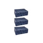 Baza Altı Boy Çok Amaçlı Düzenleyici Kutu Organizer Cırt Cırtlı Hurç 19cm X 40cm X 50cm (3 Adet)