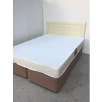 Baza-Başlık Standart 13417 Deri Başlık Metal Fırın Boya Soft Ort Yatak 150*200
