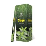 Bazaar 4 Flute Incense Sticks Sage Adaçayı 20 Adet Çubuk Tütsü