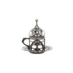 Bazaar 4 Gümüş Osmanlı Motifli Hürrem Kahve Fincanı