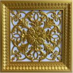 Bazaar Avm 60X60 cm Asma Tavan Uyumlu LED Döşenebilir Avangarde Tavan Paneli - Altın
