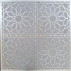 Bazaar Avm 60X60 cm Asma Tavan Uyumlu LED Döşenebilir Selçuk Model Tavan Paneli - Gümüş