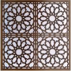 Bazaar Avm 60X60 cm Asma Tavan Uyumlu LED Döşenebilir Tavan Paneli- Kahve Renk