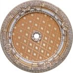Bazaar Avm 60X60 Oval Bronz Renk Saray Tavan Göbek