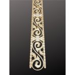 Bazaar Avm Poliüretan Dekoratif Duvar&tavan Çıta Bordürü -Bronz Renk (En:10 CM-BOY:100 Cm)-Duvar Süsü