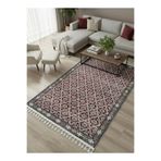 Bazaarforum Bambu Premium Etnik Desenli Salon Halısı, Koridor Halısı, Yatak Odası Halısı, Bakır, 100 x 300