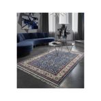 Bazaarforum Bambu Premium Etnik Desenli Salon Halısı, Koridor Halısı, Yatak Odası Halısı, Mavi Çok Desenli, 100 x 300