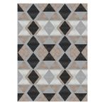 Bazaarforum Pamuk Dokuma Taban Kaymaz Dijital Baskı Modern Halı Salon Halısı Mutfak Halısı Koridor Halısı, Kahverengi, 100 x 450cm, GR-343-17