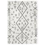 Bazaarforum Pamuk Dokuma Taban Kaymaz Tüy Dökmeyen İskandinav Halı Salon Halısı Mutfak Halısı Koridor Halısı, Siyah, 100 x 300cm, GR-456-14