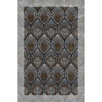 Bazaarforum Pamuk Dokuma Taban Kaymaz Tüy Dökmeyen Klasik Halı Salon Halısı Mutfak Halısı Koridor Halısı, Kahverengi, 100 x 150cm, GR-220-11