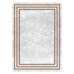 Bazaarforum Pamuk Dokuma Taban Kaymaz Tüy Dökmeyen Klasik Halı Salon Halısı Mutfak Halısı Koridor Halısı, Kahverengi, 100 x 350cm, GR-612-15