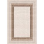 Bazaarforum Pamuk Dokuma Taban Kaymaz Tüy Dökmeyen Klasik Halı Salon Halısı Mutfak Halısı Koridor Halısı, Kahverengi, 100 x 350cm, KM-560-15