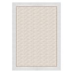 Bazaarforum Pamuk Dokuma Taban Kaymaz Tüy Dökmeyen Sisal Desenli Halı Salon Halısı Mutfak Halısı Koridor Halısı, Gri, 120 x 500cm, BS-01-21
