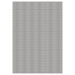 Bazaarforum Pamuk Dokuma Taban Kaymaz Tüy Dökmeyen Sisal Desenli Halı Salon Halısı Mutfak Halısı Koridor Halısı, Gri, 80 x 250cm, GR-495-5