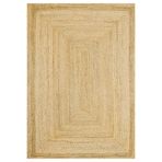 Bazaarforum Pamuk Dokuma Taban Kaymaz Tüy Dökmeyen Sisal Desenli Halı Salon Halısı Mutfak Halısı Koridor Halısı, Kahverengi, 100 x 250cm, BS-27-13