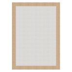 Bazaarforum Pamuk Dokuma Taban Kaymaz Tüy Dökmeyen Sisal Desenli Halı Salon Halısı Mutfak Halısı Koridor Halısı, Kahverengi, 80 x 400cm, BS-15-8