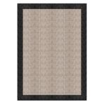 Bazaarforum Pamuk Dokuma Taban Kaymaz Tüy Dökmeyen Sisal Desenli Halı Salon Halısı Mutfak Halısı Koridor Halısı, Siyah, 100 x 350cm, SSB-52-15