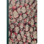 Bazen Defter Ebru Desenli Sırtı Bez Ciltli Defter No: AE07 - Çok Renkli - A5 (14,8 x 21cm) - Çizgisiz