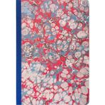 Bazen Defter Ebru Desenli Sırtı Bez Ciltli Defter No: AE10 - Çok Renkli - A5 (14,8 x 21cm) - Çizgisiz