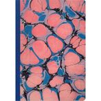Bazen Defter Ebru Desenli Sırtı Bez Ciltli Defter No: AE12 - Çok Renkli - A5 (14,8 x 21cm) - Çizgisiz
