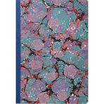 Bazen Defter Ebru Desenli Sırtı Bez Ciltli Defter No: AE17 - Çok Renkli - A5 (14,8 x 21cm) - Çizgisiz