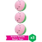 BB Bath Box Karpuz Kokulu Banyo Topu, Nem Bombası, Jakuzi, Küvet & Manikür, Pedikür Topu 3 Adet 130 Gr
