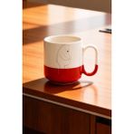 BB Design Ayı Tasarımlı Baskılı Seramik Pro Kupa Bardak 330ML - 001 - Beyaz - 300 ml