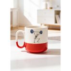 BB Design Iskelet Halter Tasarımlı Seramik Baskılı Pro Kupa Bardak 330ML - 1 Adet - 300 ml