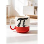 BB Design Pi Sayısı Tasarımlı Seramik Baskılı Pro Kupa Bardak 330ML - 1 Adet - 300 ml