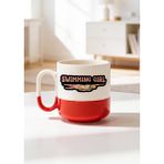 BB Design Swimming Tasarımlı Seramik Baskılı Pro Kupa Bardak 330ML - 001 - Beyaz - 300 ml