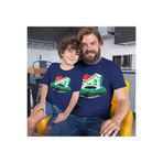 BB T SHIRTS Baba Oğul Çocuk Tişört Kombini Bursa Timsah Baskılı Pamuklu 1. Kalite T-Shirt