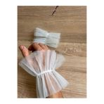 BBA TULLE STORE 1 ÇİFT DÜZ GELİN KOLLUK,GELİN ELDİVENİ,NİKAH ELDİVENİ,DÜĞÜN ELDİVENİ KOLLUK BÜZGÜ LASTİKLİ