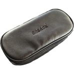 Bback Oval Hazneli Suni Deri Kalemlik Siyah