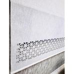 BBB Çift Mekanizmalı Keten Lazer Kesim Tül ve Stor Perde MLT5017 200x260 Gri