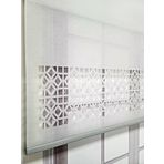 BBB Çift Mekanizmalı Lazer Kesim Tül ve Stor Perde MLTY1002 200x200 Gri