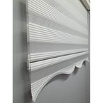 BBB Dar Pliseli Stor Zebra Perde Beyaz MZ320 250x260
