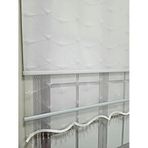 BBB Desenli Boncuklu Çift Mekanizmalı Tül Stor Perde Beyaz TS1095B 130x200 Beyaz