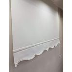BBB Düz Stor Perde Etekli 3 Renk Seçeneği 80x260 Krem