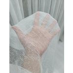 BBB ET3011 Zırh Zemin Düz Ekru 1-2.5 Pileli 120x260 cm Tül Perde