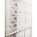 BBB Lazer Kesim Çift Mekanizmalı Tül Stor Perde Beyaz MLT5003 140x260 Beyaz