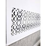 BBB Lazer Kesim Stor Perde Kalın Kumaşlı Beyaz Renk LZR314 220x200 Beyaz