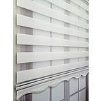 BBB Mikro Pliseli Stor Zebra Perde Beyaz MZ483 220x200