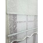 Bbb MT3048 Çift Mekanizmalı Bulut Desenli 110x260 cm Tül Stor Perde