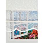 Bbb MT3048 Çift Mekanizmalı Bulut Desenli 120x260 cm Tül Stor Perde