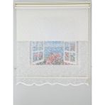 Bbb MT3048 Çift Mekanizmalı Bulut Desenli 140x260 cm Tül Stor Perde