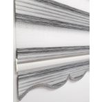 BBB MZ297 Geniş Pliseli Renk Geçişli Gri Zebra Stor Perde