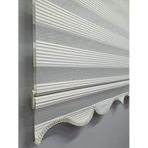 BBB MZ321 220x260 cm Krem Dar Pliseli Stor Zebra Perde