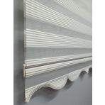 BBB MZ321 230x200 cm Krem Dar Pliseli Stor Zebra Perde